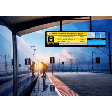 Streckte 47 -Zoll -LCD -Display für den Bahnhof